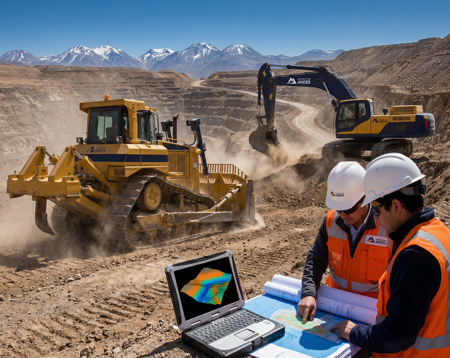 Cubicaciones y movimiento de tierra en minería